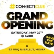 Connecticlub Grand Opening invitation