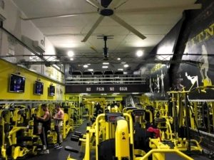 YELLOW AND BLACK GYM
