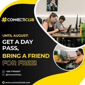 CONNECTICLUB promotion: Get a day pass and bring a friend for free