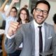 business people happy